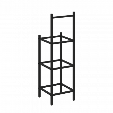 Loft Угловой проходной переходной модуль VR.L-SL.UPK-2.2.3 Металл Черный 446*446*1458
