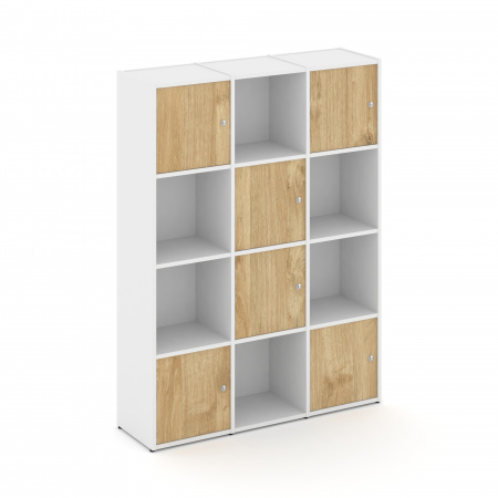 Locker plus Комплект №6 LK.K-006 Белый/Тиквуд Светлый 1188*350*1593