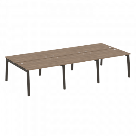 Onix Wood Рабочая станция OW.D.RS-6.2.8 Дуб Аризона/Дуб Темный/Металл Антрацит 3540*1635*750