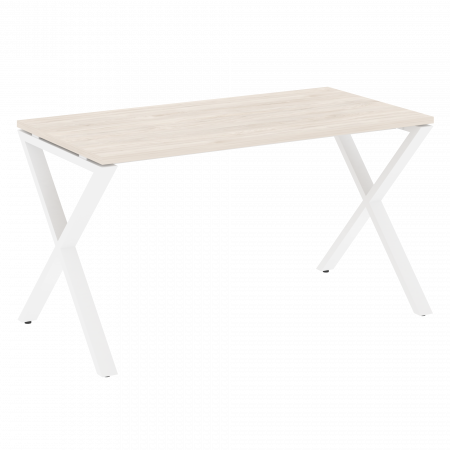 Loft Стол рабочий VR.L-SRX-3.7 Денвер Светлый/Металл Белый 1380*720*750