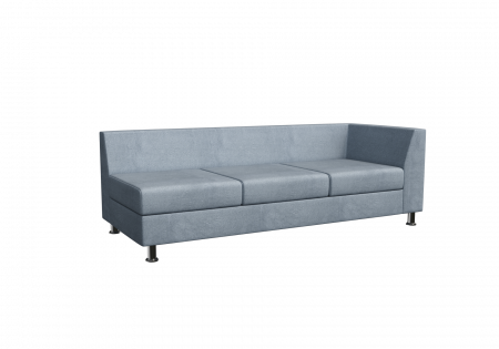 Prime Секция с подлокотником  трехместная левая PR.SP-3 (L) Enzo 994 1950*800*640