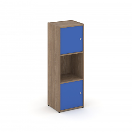 Locker plus Комплект №1 LK.K-001 Дуб Аризона/Синий 408*350*1203