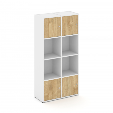 Locker plus Комплект №5 LK.K-005 Белый/Тиквуд Светлый 798*350*1593