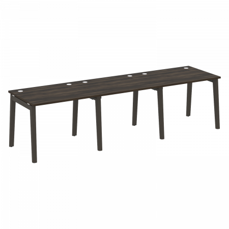 Onix Wood Рабочая станция OW.RS-3.1.8 Дуб Мали/Дуб Темный/Металл Антрацит 2940*800*750