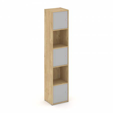 Locker plus Комплект №7 LK.K-007 Тиквуд Светлый/Серый 408*350*1983