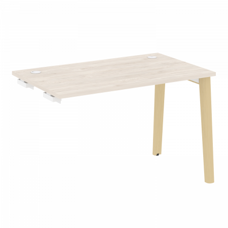 Onix Wood Стол-приставка OW.SPR-2.7 Денвер Светлый/Дуб Светлый/Металл Белый 1180*720*750