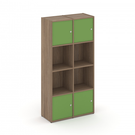 Locker plus Комплект №5 LK.K-005 Дуб Аризона/Зеленый 798*350*1593