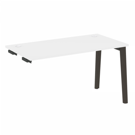Onix Wood Стол-приставка OW.SPR-3.7 Белый Бриллиант/Дуб Темный/Металл Антрацит 1380*720*750