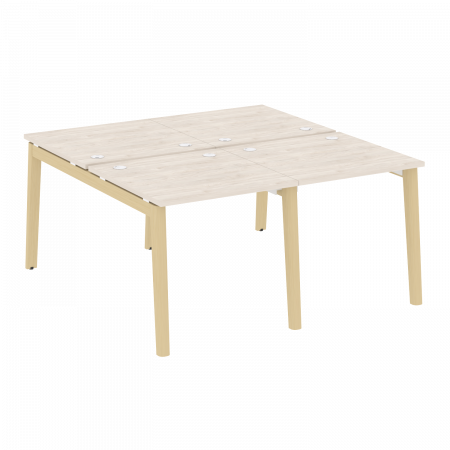 Onix Wood Рабочая станция OW.D.RS-4.0.8 Денвер Светлый/Дуб Светлый/Металл Белый 1560*1635*750