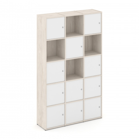 Locker plus Комплект №9 LK.K-009 Денвер Светлый/Белый 1188*350*1983
