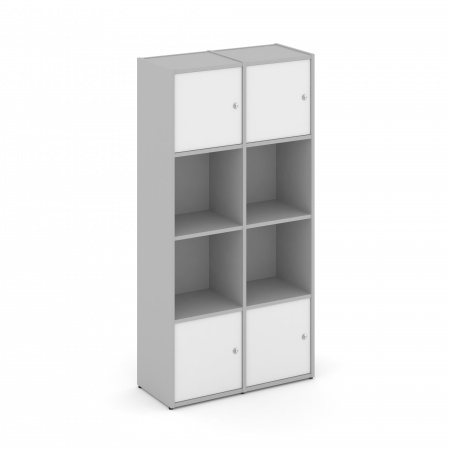 Locker plus Комплект №5 LK.K-005 Серый/Белый 798*350*1593