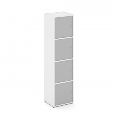 Locker plus Комплект №4 LK.K-004 Белый/Серый 408*350*1593