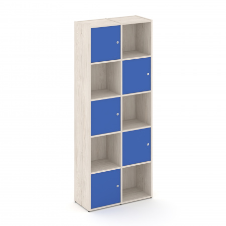 Locker plus Комплект №8 LK.K-008 Денвер Светлый/Синий 798*350*1983