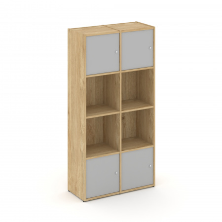 Locker plus Комплект №5 LK.K-005 Тиквуд Светлый/Серый 798*350*1593