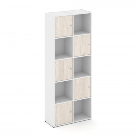 Locker plus Комплект №8 LK.K-008 Белый/Денвер Светлый 798*350*1983