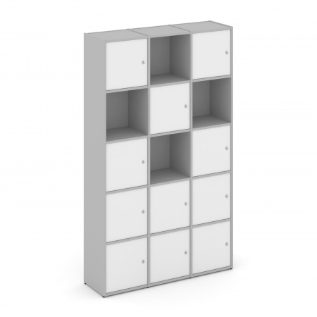 Locker plus Комплект №9 LK.K-009 Серый/Белый 1188*350*1983