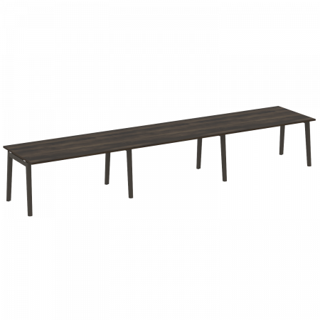 Onix Wood Стол переговорный (3 столешницы) OW.PRG-3.4 Дуб Мали/Дуб Темный/Металл Антрацит 4740*980*750