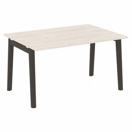 Onix Wood Стол переговорный (1 столешница) OW.PRG-1.3 Денвер Светлый/Дуб Темный/Металл Антрацит 1380*980*750