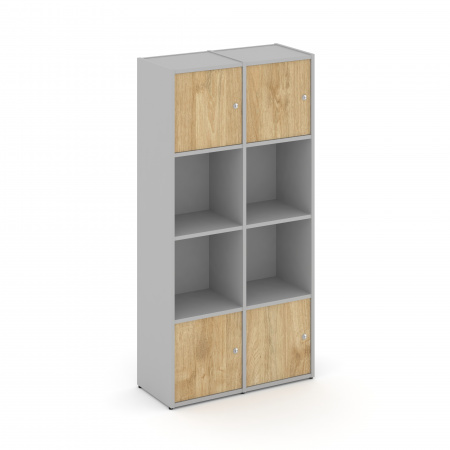 Locker plus Комплект №5 LK.K-005 Серый/Тиквуд Светлый 798*350*1593