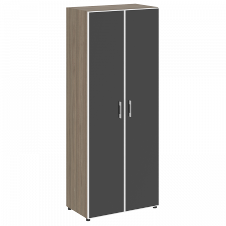 Yalta Шкаф LT.ST-1.10 R black Вяз Благородный/Стекло Black 800*450*1987