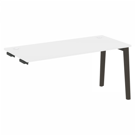 Onix Wood Стол-приставка OW.SPR-4.7 Белый Бриллиант/Дуб Темный/Металл Антрацит 1580*720*750