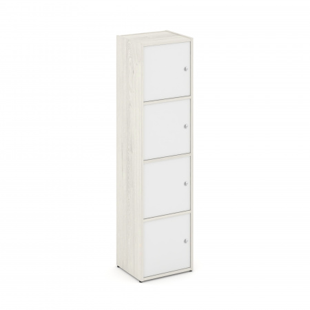 Locker plus Комплект №4 LK.K-004 Дуб Наварра/Белый 408*350*1593