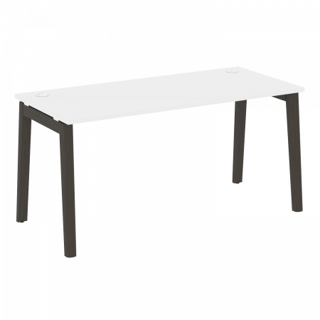 Onix Wood Стол письменный OW.SP-4.7 Белый Бриллиант/Дуб Темный/Металл Антрацит 1580*720*750