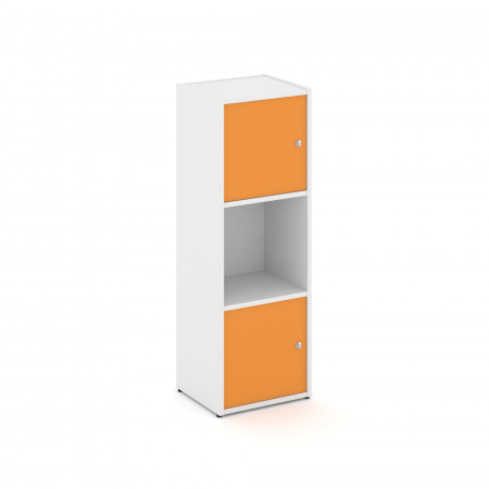 Locker plus Комплект №1 LK.K-001 Белый/Оранжевый 408*350*1203