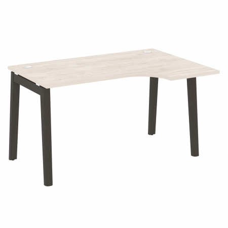 Onix Wood Стол эргономичный правый OW.SA-2 (R) Денвер Светлый/Дуб Темный/Металл Антрацит 1380*980*750 (720/460)