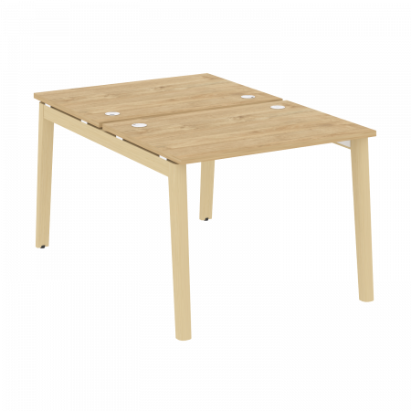 Onix Wood Рабочая станция OW.D.RS-2.1.7 Тиквуд Светлый/Дуб Светлый/Металл Белый 980*1475*750