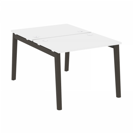 Onix Wood Рабочая станция OW.D.RS-2.1.7 Белый Бриллиант/Дуб Темный/Металл Антрацит 980*1475*750