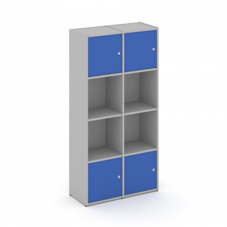 Locker plus Комплект №5 LK.K-005 Серый/Синий 798*350*1593