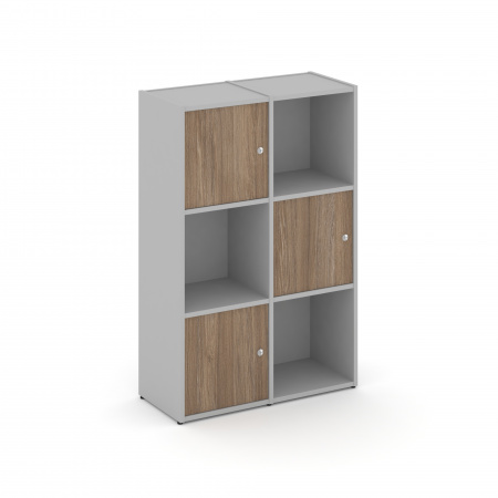 Locker plus Комплект №2 LK.K-002 Серый/Дуб Аризона 798*350*1203