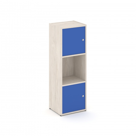 Locker plus Комплект №1 LK.K-001 Денвер Светлый/Синий 408*350*1203