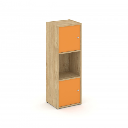 Locker plus Комплект №1 LK.K-001 Тиквуд Светлый/Оранжевый 408*350*1203
