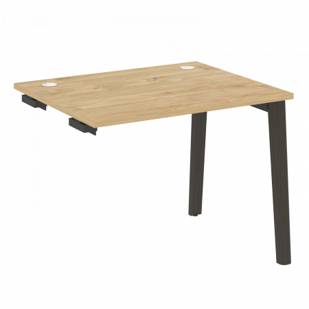 Onix Wood Стол-приставка OW.SPR-1.8 Тиквуд Светлый/Дуб Темный/Металл Антрацит 980*800*750