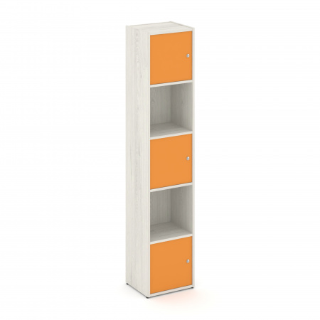 Locker plus Комплект №7 LK.K-007 Дуб Наварра/Оранжевый 408*350*1983