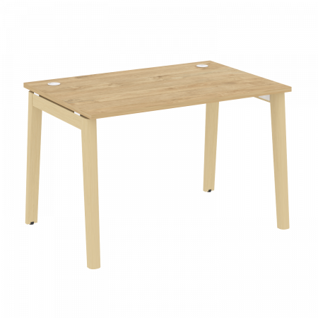 Onix Wood Стол письменный OW.SP-2.8 Тиквуд Светлый/Дуб Светлый/Металл Белый 1180*800*750