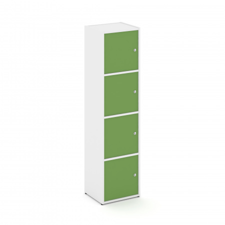 Locker plus Комплект №4 LK.K-004 Белый/Зеленый 408*350*1593