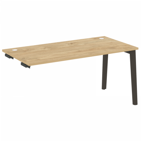 Onix Wood Стол-приставка OW.SPR-4.8 Тиквуд Светлый/Дуб Темный/Металл Антрацит 1580*800*750