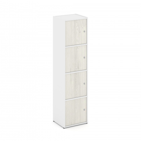 Locker plus Комплект №4 LK.K-004 Белый/Дуб Наварра 408*350*1593