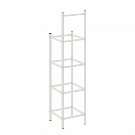 Loft Угловой проходной переходной модуль VR.L-SL.UPK-3.3.4 Металл Белый 446*446*1869