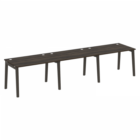 Onix Wood Рабочая станция OW.RS-3.2.8 Дуб Мали/Дуб Темный/Металл Антрацит 3540*800*750