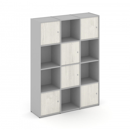 Locker plus Комплект №6 LK.K-006 Серый/Дуб Наварра 1188*350*1593