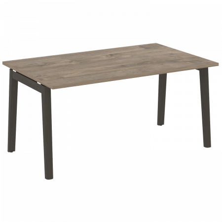 Onix Wood Стол переговорный (1 столешница) OW.PRG-1.4 Дуб Аттик/Дуб Темный/Металл Антрацит 1580*980*750