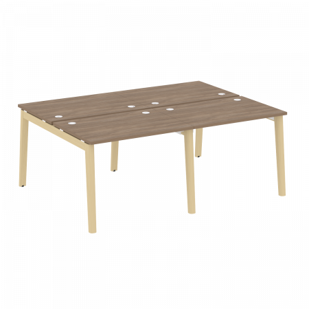 Onix Wood Рабочая станция OW.D.RS-4.1.7 Дуб Аризона/Дуб Светлый/Металл Белый 1960*1475*750