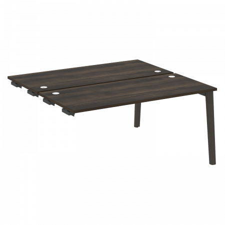 Onix Wood Стол-приставка двойной OW.D.SPR-4.7 Дуб Мали/Дуб Темный/Металл Антрацит 1580*1475*750