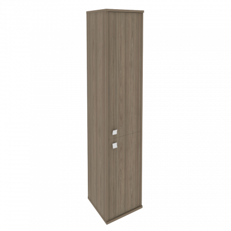 Style Шкаф высокий узкий правый Л.СУ-1.3 (R) Вяз Благородный 412*410*1980