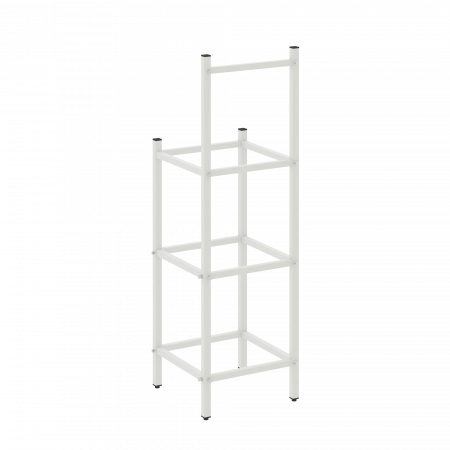 Loft Угловой проходной переходной модуль VR.L-SL.UPK-1.2.3 Металл Белый 446*446*1458