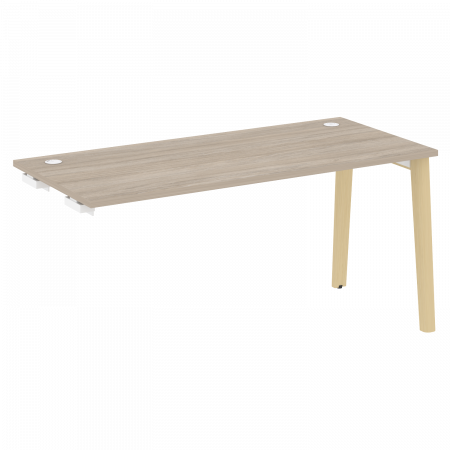 Onix Wood Стол-приставка OW.SPR-4.7 Дуб Аттик/Дуб Светлый/Металл Белый 1580*720*750